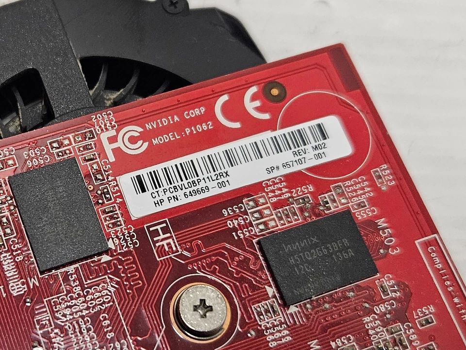 GeForce GT 545, 3GB DDR3, 128 BIT, DVI, HDMI, VGA, HP 657107-001, WORKING - Image 4 of 4