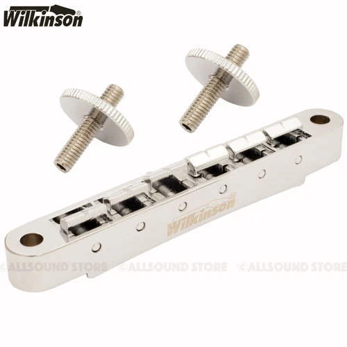 Wilkinson ABR-1 Style Wireless Tune-O-Matic Guitar Bridge w/ M4 Posts for Gibson