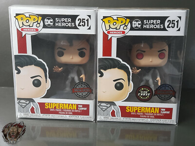 Funko Pop! DC Super Heroes Superman Flashpoint Special & Glow Chase #251