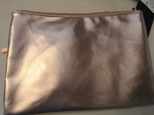 NEW JONES NEW YORK SIGNATURE ROSE COLORED CHARGING PURSE POUCH W/POCKETS - Picture 3 of 9