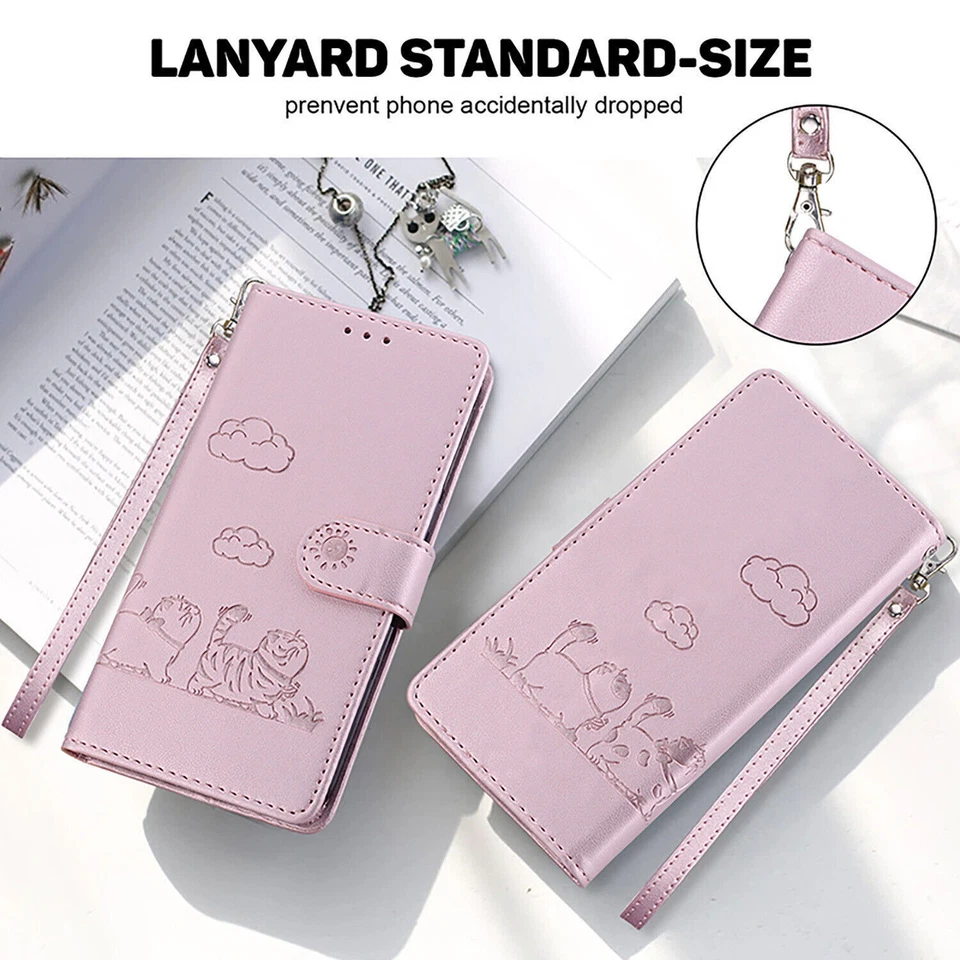 Leather Cat Wallet Phone Case For Honor X60i X7A X9C X6B X9A X5 10i X8 X7 X9 X9B - Image 4 of 4