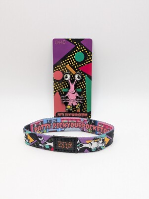 Zox Monster #280 Patty PickYourPocketon ~ NEW ~ Medium ~ Wristband ~ Card & Pin