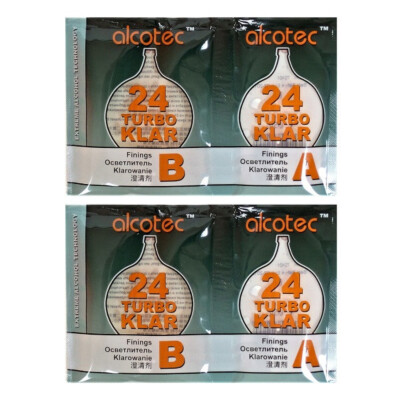 2 x Alcotec Turbo Klar 24h Klärmittel Vodka Alkohol Klärungsmittel Schönung