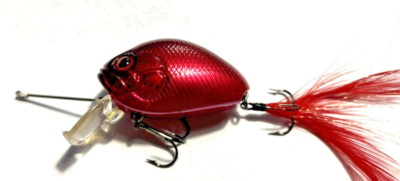 Evergreen Crazy Cradle Rat-A-Tat Hyper Sonic Wobbler, Crankbait, 4 cm, Floating