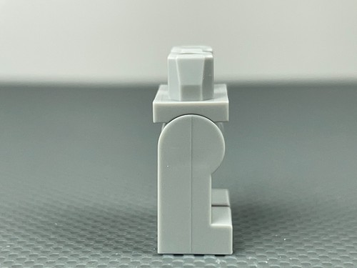 LEGO Light Bluish Gray Minifigure Hips & Leg Assembly Minifig Legs Pants 970c00 - Picture 2 of 5