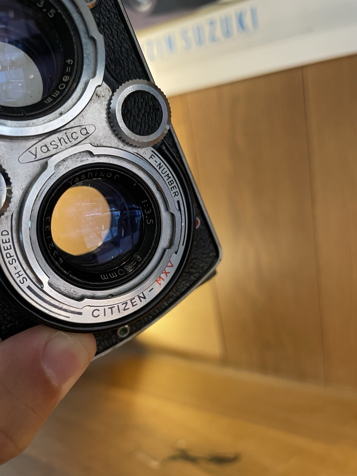 *Rare : Near Mint ++* Yashica Yashicaflex New AS TLR Camera Citizen MXV Shutter