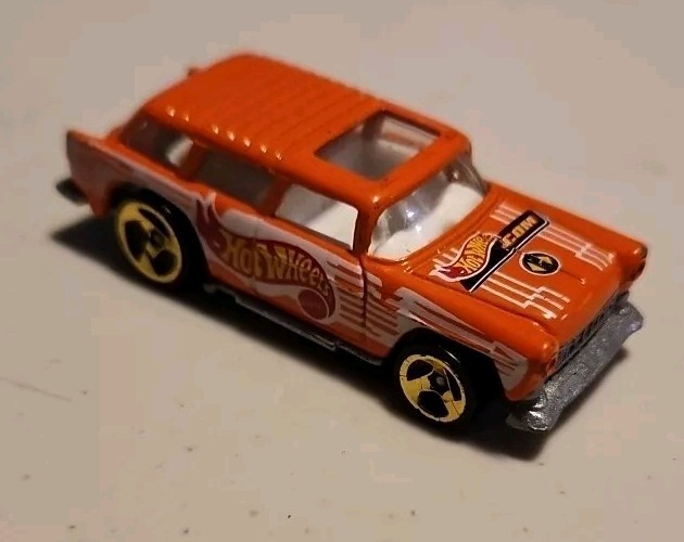 Vintage 1969 Hot Wheels Orange Classic Chevy Nomad - VTG