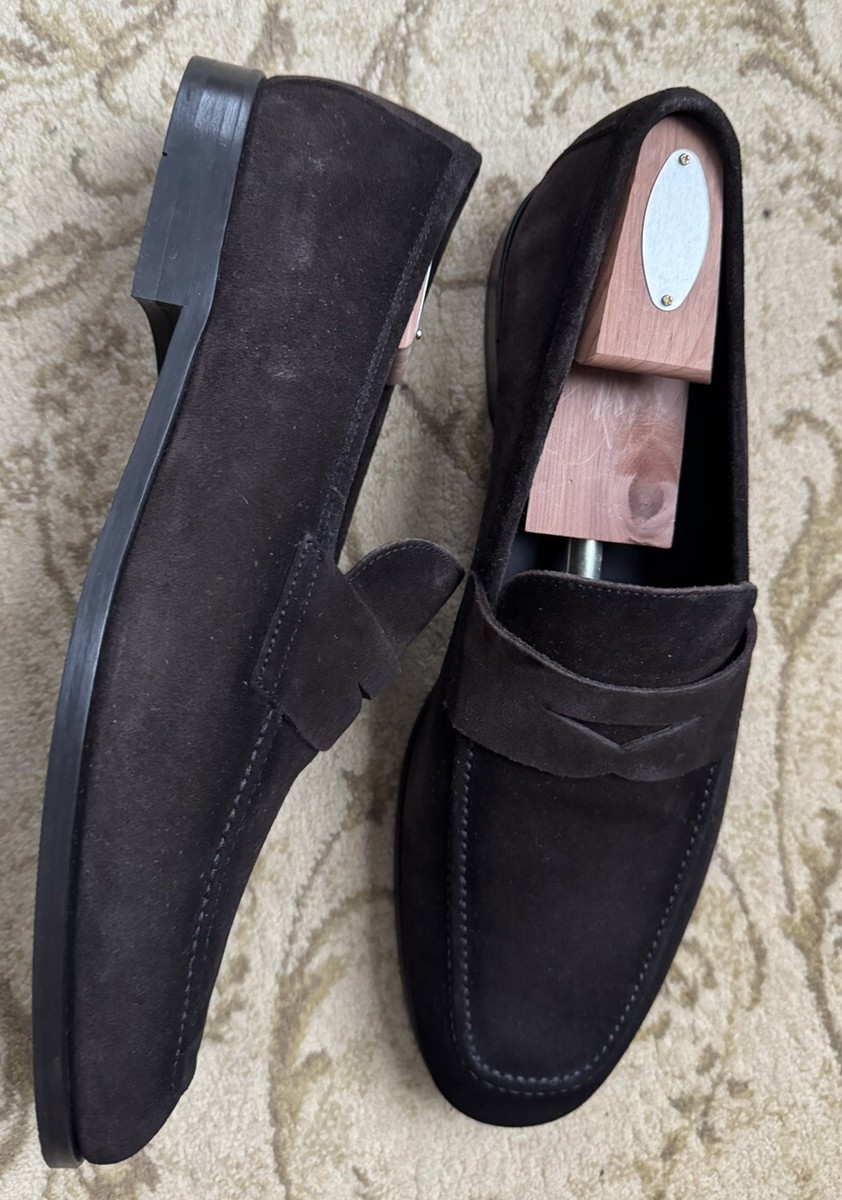To Boot New York Dark Brown Suede Moc Toe Penny Loafers Men’s Size 8 Men main image 3