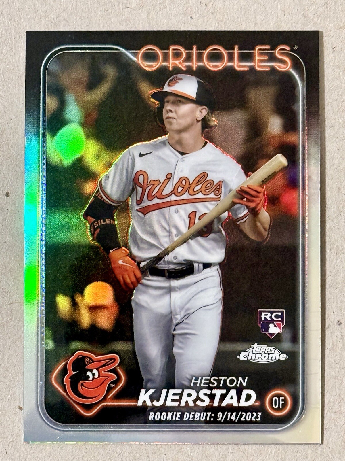 2024 Topps Chrome Update #USC120 Heston Kjerstad Refractor RC