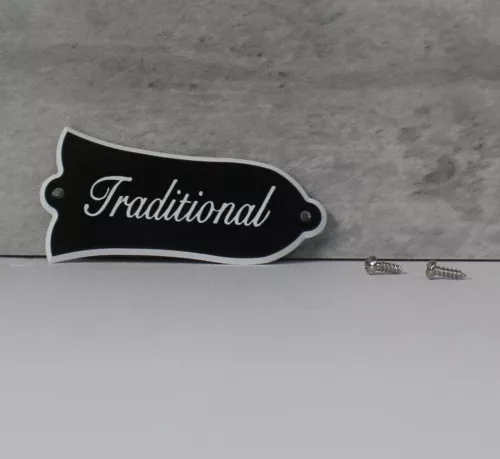 Truss Rod Cover for Gibson Les Paul Traditional Guitars 2ply w/ Screws