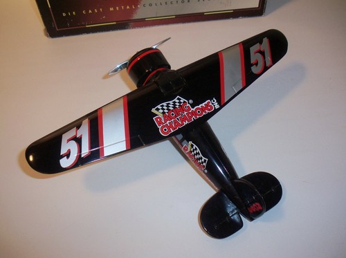 Racing Champions 1932 Lockheed Vega Model 5 Diecast Airplane Bank, #51 Black - Picture 2 of 12