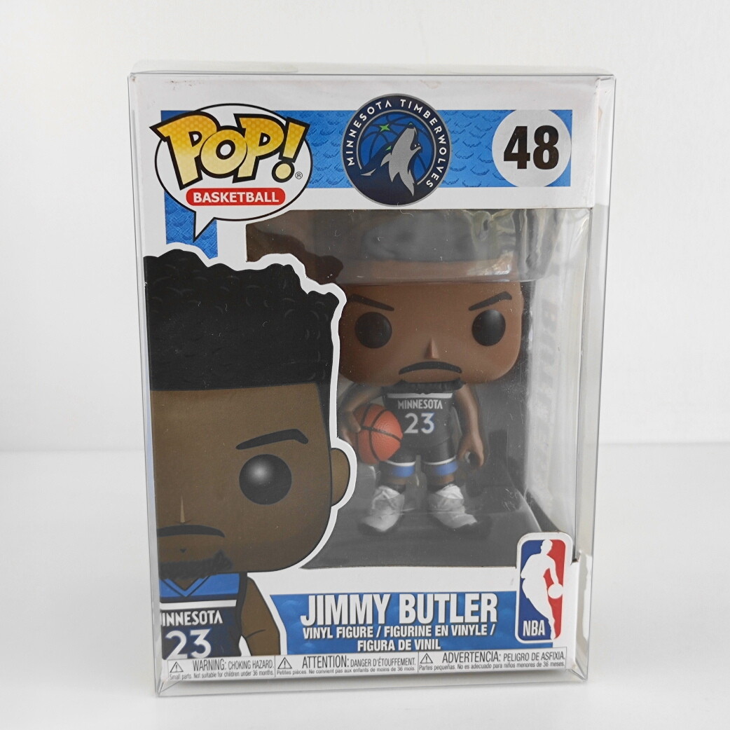Funko Pop Basketball #48 Minnesota Timberwolves Jimmy Butler Con Soft Protector