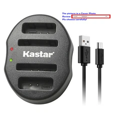Kastar Battery Dual Charger for Canon CB-2LD CB-2LF CB-2LDE CB-2LFE Charger