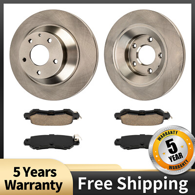 303mm Rear Disc Brake Rotors Ceramic Brake Pads for Mazda