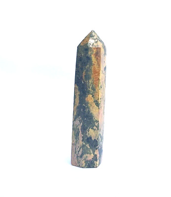 Natural Realgar Yellow Ore Generator Point Healing Mineral Tower 4.75''