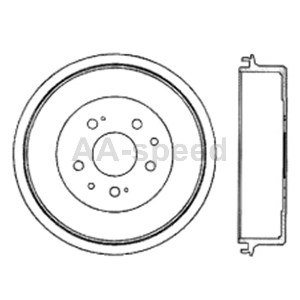 Задний тормозной барабан для Toyota Tacoma 2004 2003 2002 2000 1999 1998 1997 - Изображение 3 из 4
