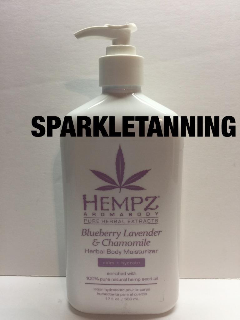 Hempz BLUEBERRY LAVENDER & CHAMOMILE Herbal Body Moisturizer After Tan Lotion 17 eBay