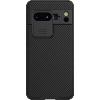 Handyhülle für Pixel 8 Pro Nillkin Case Cover Etui Futeral Hülle Tasche Schwarz