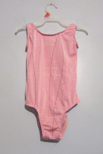 Girls Curtains Up Pink Leotard Size Child XS 4/5 EUC  