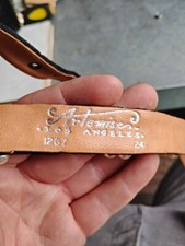 Vintage Artemise Los Angeles 1950's Cinch Belt High Waisted Gold Leaf Pearl Felt