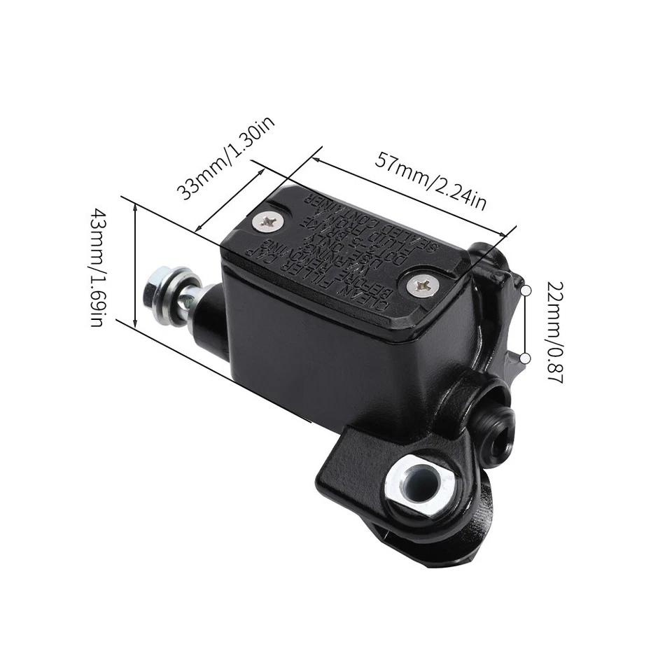 Palanca de cilindro maestro de embrague hidráulico para DUCATI Supersport 400SS Monster 795 Foto 3 de 4