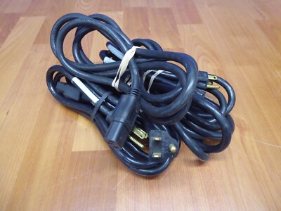 LOT of 4 SUN MICROSYSTEMS HEAVY DUTY POWER CORDS 6' 15A 125V CABLES
