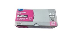 10 x WICKES 5W GU10 LED Bulbs Spotlight Warm White 5W=50W 350 Lumen A+
