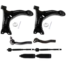 Front Lower Control Arm Tie Rod End & Rack Bellow For 2003-2008 Toyota Corolla
