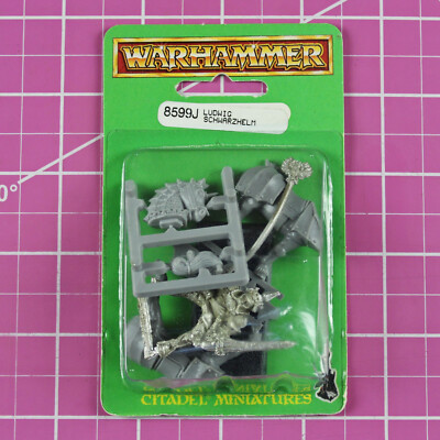 Warhammer Empire Ludwig Schwarzhelm NIB Metal - Rare OOP Citadel Battle Standard