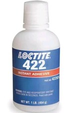 LOCTITE 233929 Instant Adhesive,1 lb. Bottle,Clear 422 TM BRAND NEW Exp.7/22