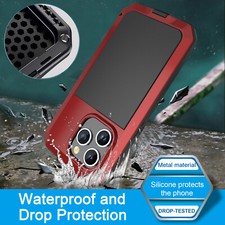Rugged Case w/ Screen Protector For iPhone 16 Pro Max 15 14 13 Full Body Cover