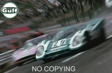 GULF RACING SALZBURG PORSCHE 917 SLIDE 35MM PHOTOGRAPH 1970 SPA 1000KM ATTWOOD
