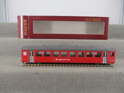 Bemo H0m 3271 422  Personenwagen Einheitswagen 2. Klasse der SBB B 722 in OVP