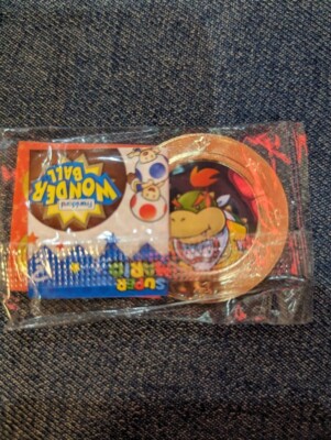 SUPER MARIO WONDER BALL COIN ''BOWSER Jr'' NEW IN WRAPPER