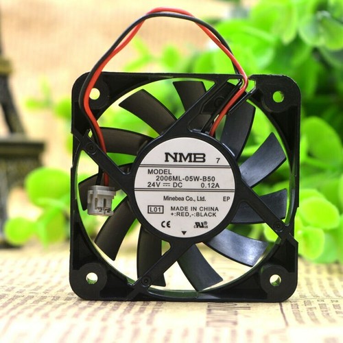 Original For NMB 2006ML-05W-B50 5CM 50*50*15 24V 0.12A 2 wire cooling fan - Picture 2 of 3