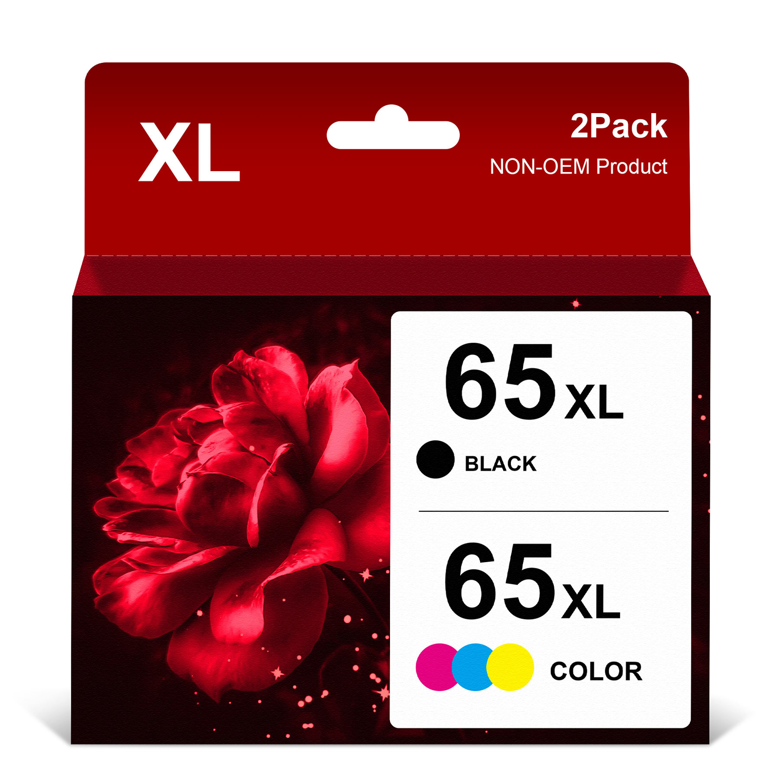 Ink Cartridges for HP 65XL 65 XL fits ENVY 5052 5055 Deskjet 2622 2652 2655 3722-image