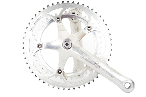 Manivelles Campagnolo Triomphe Victory 52/39 Dents - Vintage Italien Pour Vélo Course