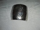 HAMMERED METAL DESIGN HAIR PONYTAIL CLIP MADE IN FRANCE — photo 1