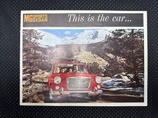 MG OFFICIAL SPORTS SEDAN PRESTIGE SALES BROCHURE 1967 USA EDITION.