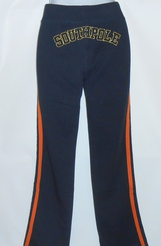 South Pole Girls French Terry Embellished Logo Sweat Pants Navy L/12-14 NWT - Picture 2 of 2
