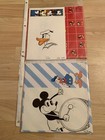 VTG Gift Boxes And Wrapping Paper Mickey Mouse & Donald Duck Design