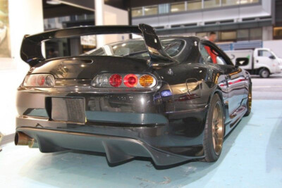 For 93-98 Supra MK4 JZA80 DU Type Fiberglass Rear Bumper Auto Bar