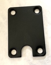 Vtg Peavey Nitro Electric Guitar Original Black Neck Plate Made in USA