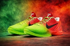 NEW Kobe 6 Protro Split Grinch MEN'S Size US 7-12