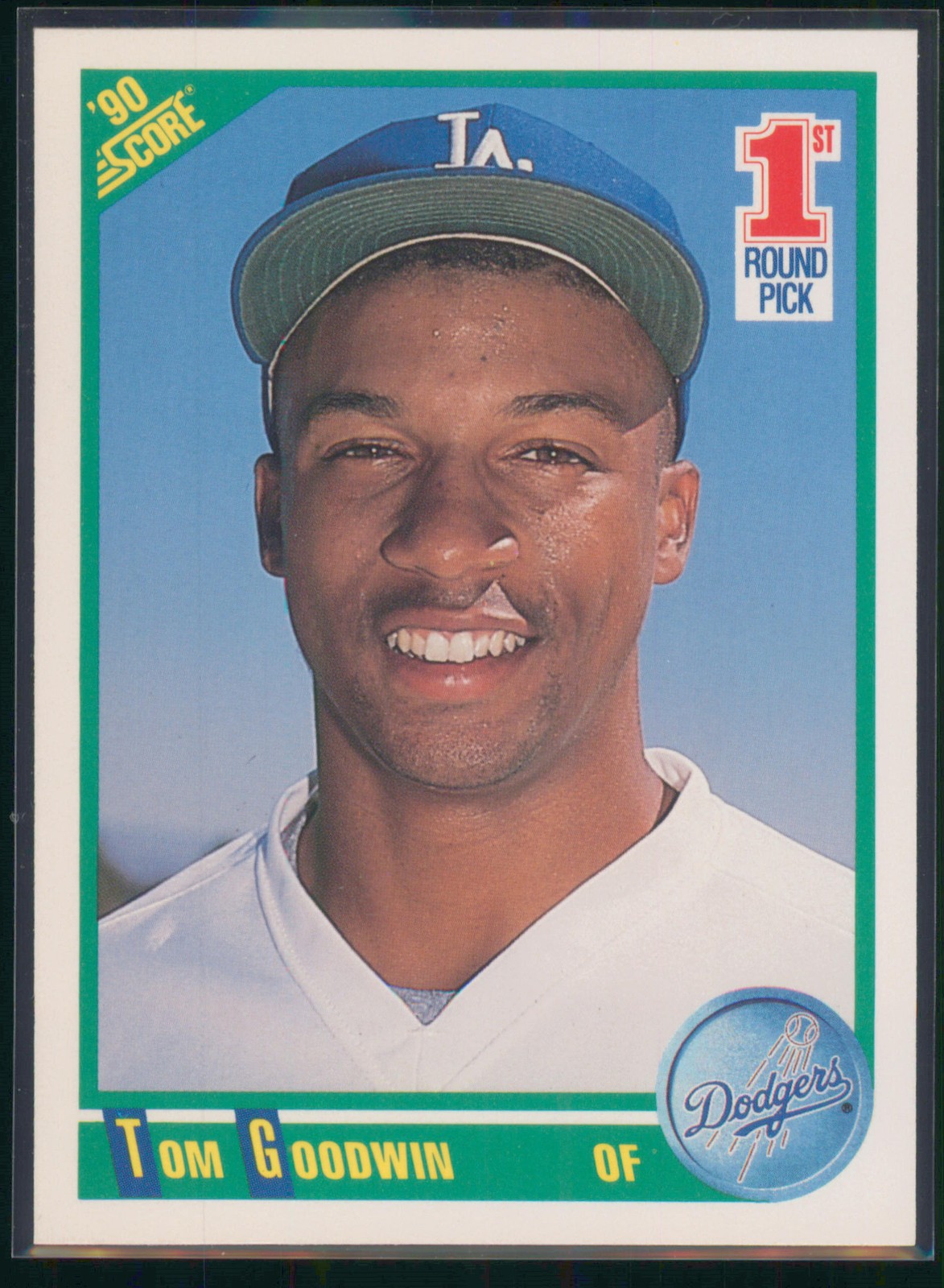 1990 Score #668 Tom Goodwin Los Angeles Dodgers