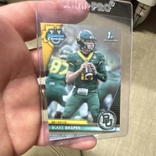 Topps 2023 Bowman University Chrome Blake Shapen #84 Baylor Bears Football Card