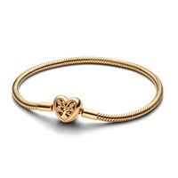 Pandora Gliederarmband Stammbaum Herzverschluss Vergoldet 563516C01-23 Cm