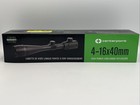 CenterPoint 4-16x40mm Rifle Scope With Illuminated TAG Reticle | Parallax Adjustable With Picatinny Rings