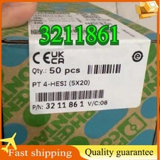 50 PCS Phoenix Contact 3211861 PT 4-HESI (5X20) Fuse Terminal Blocks NEW