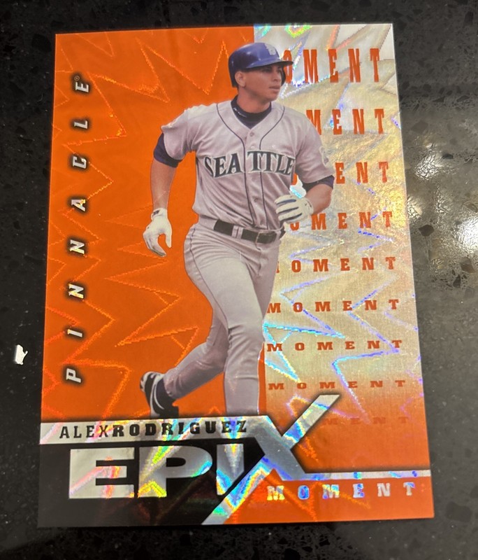 1998 Pinnacle - Epix Moment Alex Rodriguez #E13 Orange Short Print Mariners🔥